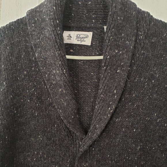 Original Penguin Cardigan Sweater - Med - Picture 3 of 6